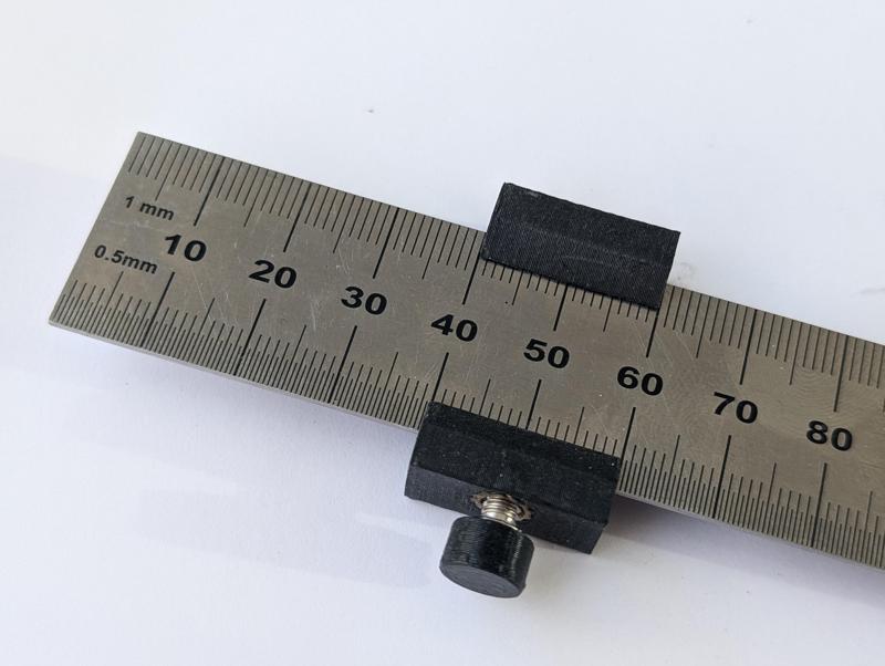 Ruler stop block