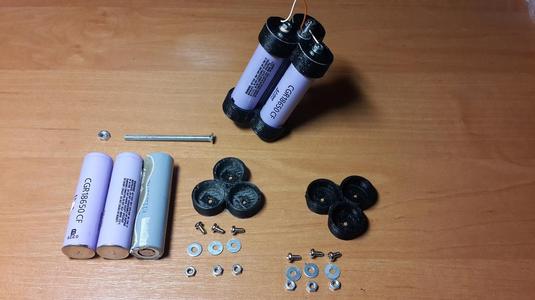 18650 battery 3 cel