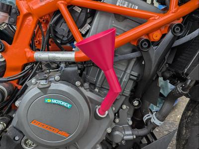 Motorcycle Oil Funnel