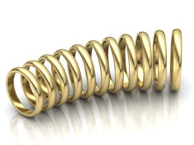 D-shaped classic band ring 3mm wide