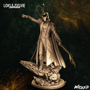 Wicked Marvel Loki Sculpture STLs