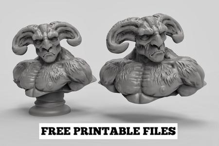 Beastman bust