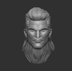 Nightwing Mullet Cut - Headsculpt for Action Figures