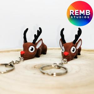 Flexi Rudolph | Print in Place | NO Support | Christmas Design | Flexi Reindeer