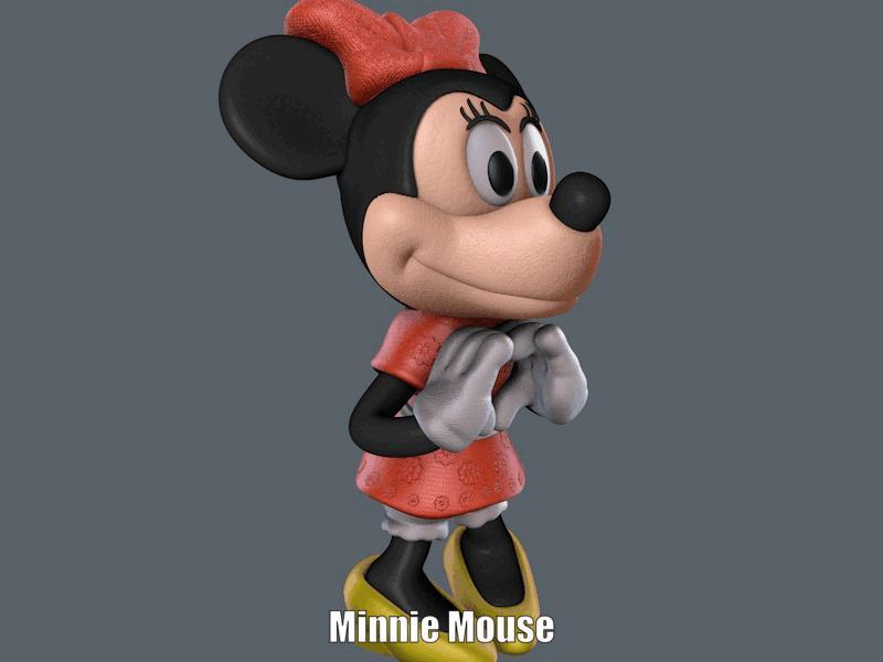 Minnie Mouse (Easy print and Easy Assembly)