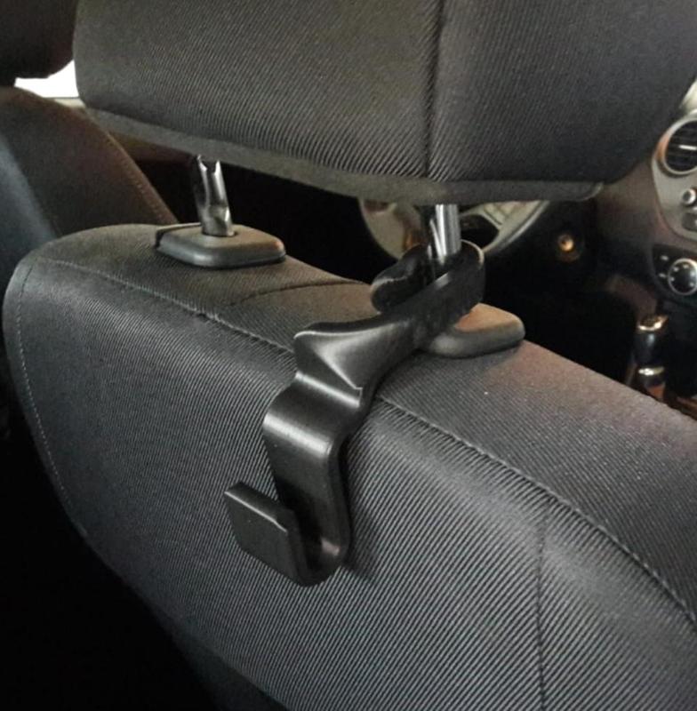 Seat bag hook without rehook