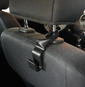 Seat bag hook without rehook