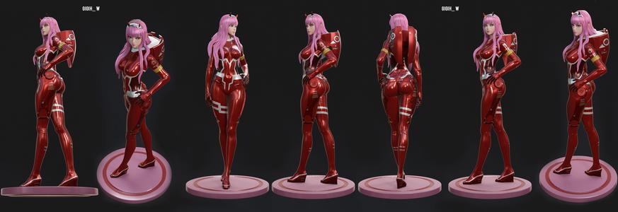 Zero Two From Darling In the FranXx