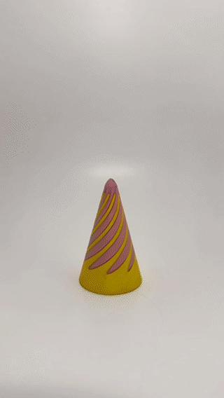 MINI Vortex Thread Passthrough Fidget - Simple