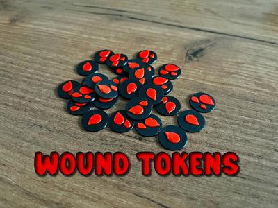 Wound Tokens for Games 