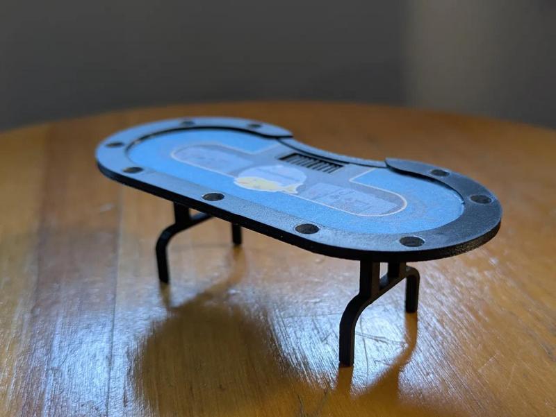 Miniature Poker Table   