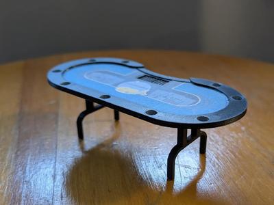 Miniature Poker Table   