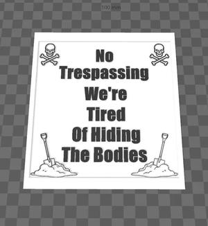 No Trespassing Sign   