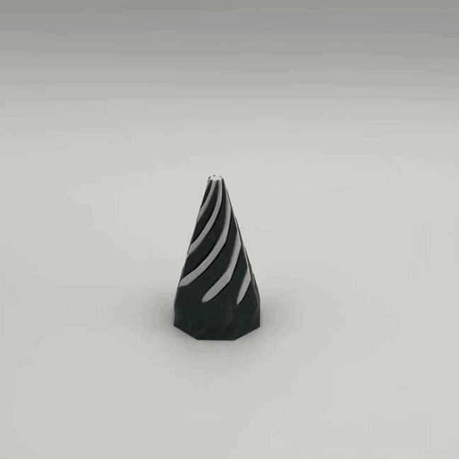 Spiral/Helix Fidget Toy V7 Octagonal w/ Wide Base