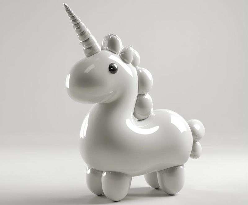 Unicorn Balloon Animal Style Unicorn