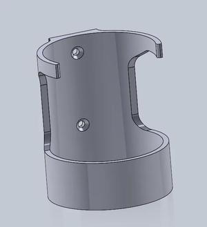 Mount for 16 oz propane bottle   