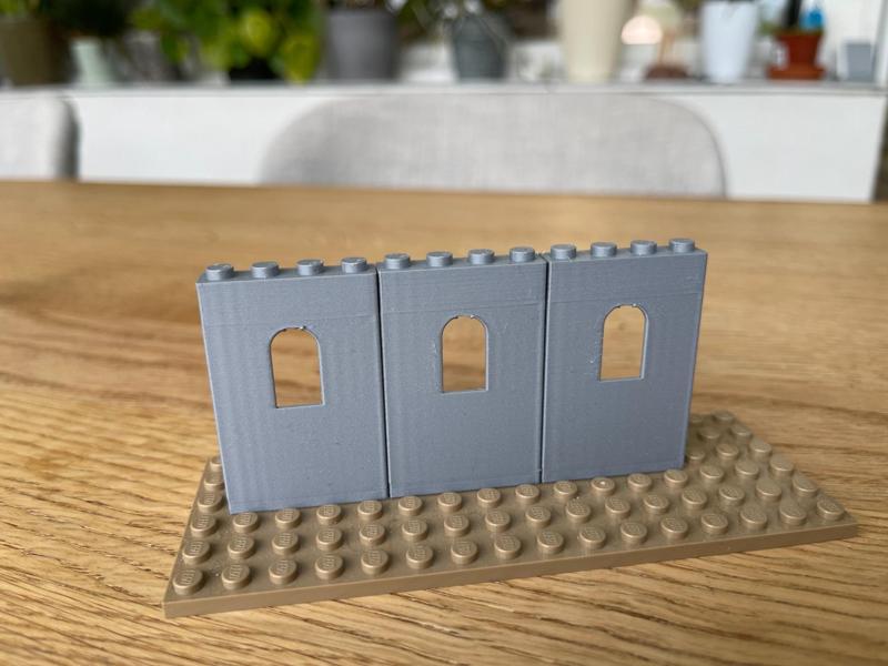 Brick Castle Wall