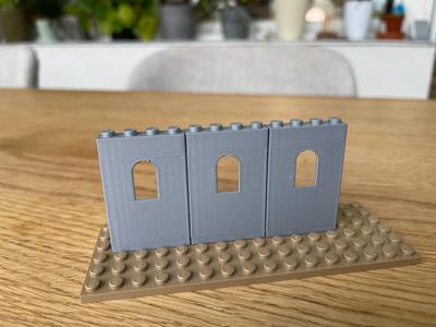 Brick Castle Wall