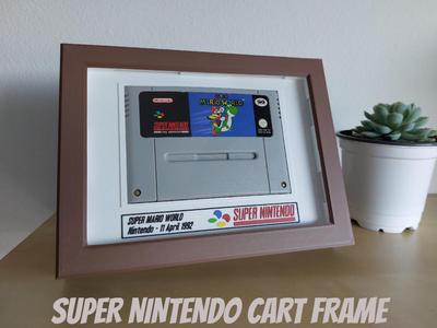 Super Nintendo Game Frame