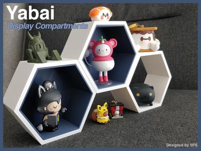 Yabai: Hexagon Display Shelf / Compartment