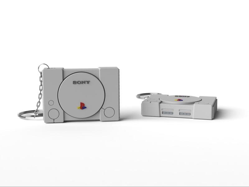PlayStation 1 (PS1) Keychain