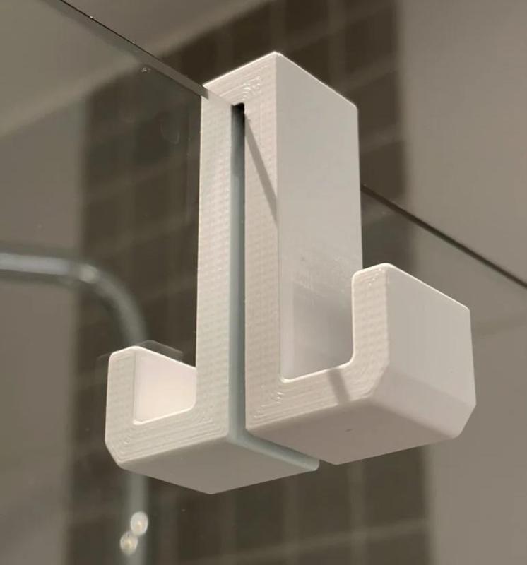 Shower cubicle two-sided hook - different sizes 