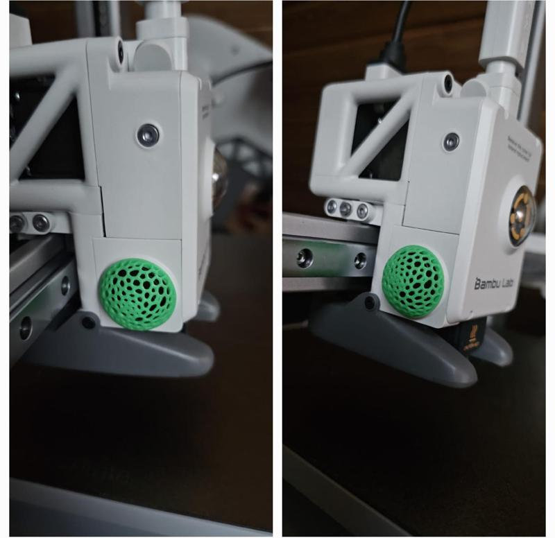 A1/A1 Mini fan cover dome Voronoi Dome