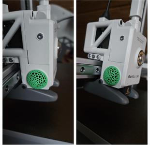 A1/A1 Mini fan cover dome Voronoi Dome