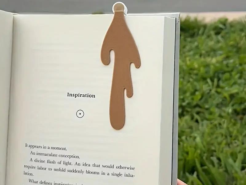 spilled coffee cup bookmark