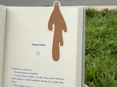 spilled coffee cup bookmark