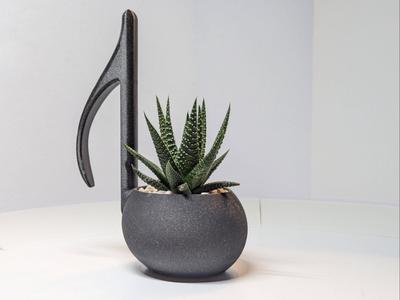 Musical vase (planter - note)