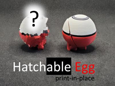 Hatchable Egg (print-in-place)