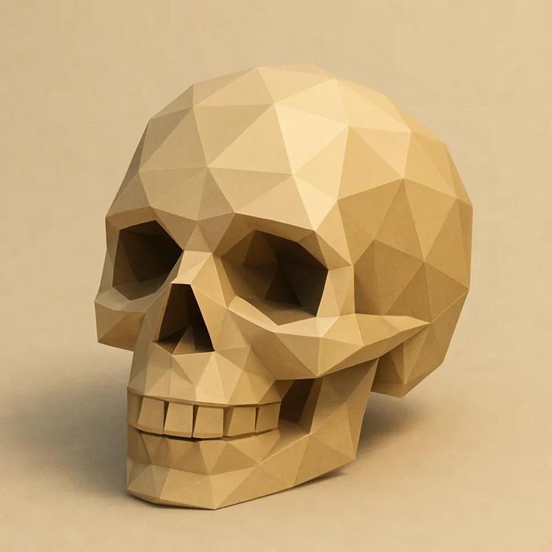 Skull V2 low poly   