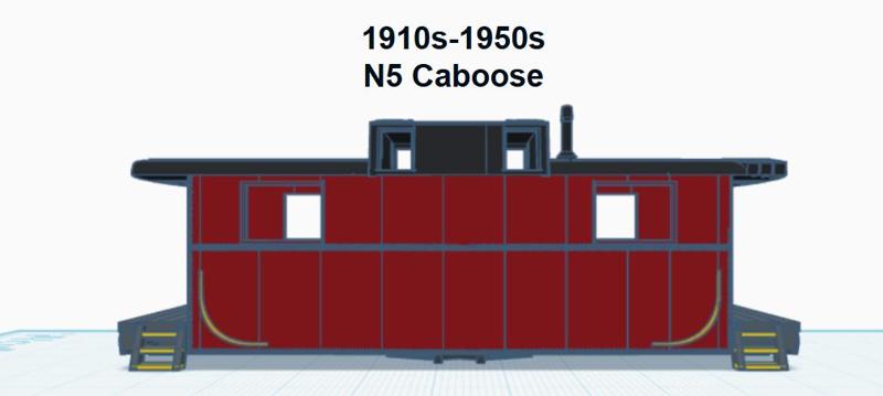 N5 Caboose (HO SCALE)