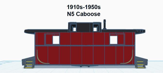 N5 Caboose (HO SCALE)