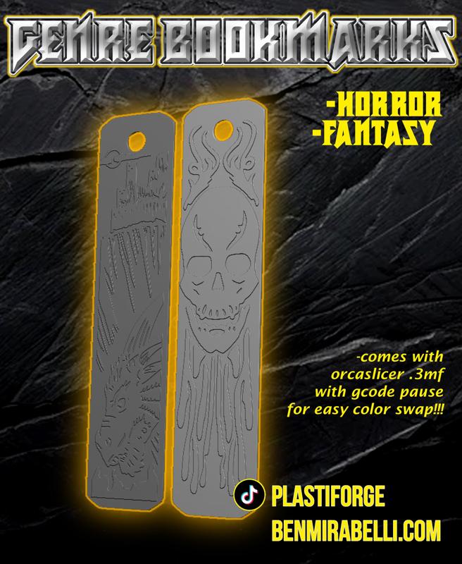 Genre Bookmarks: Horror and Fantasy