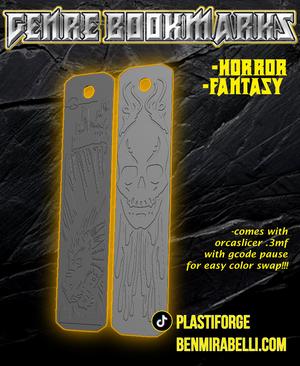 Genre Bookmarks: Horror and Fantasy