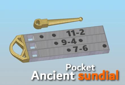 Ancient Sundial - pocket version