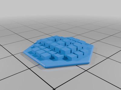 Heroscape Tournament Pass Medals "Pixel"