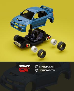 Lancer Evolution VI | Model Kit Car
