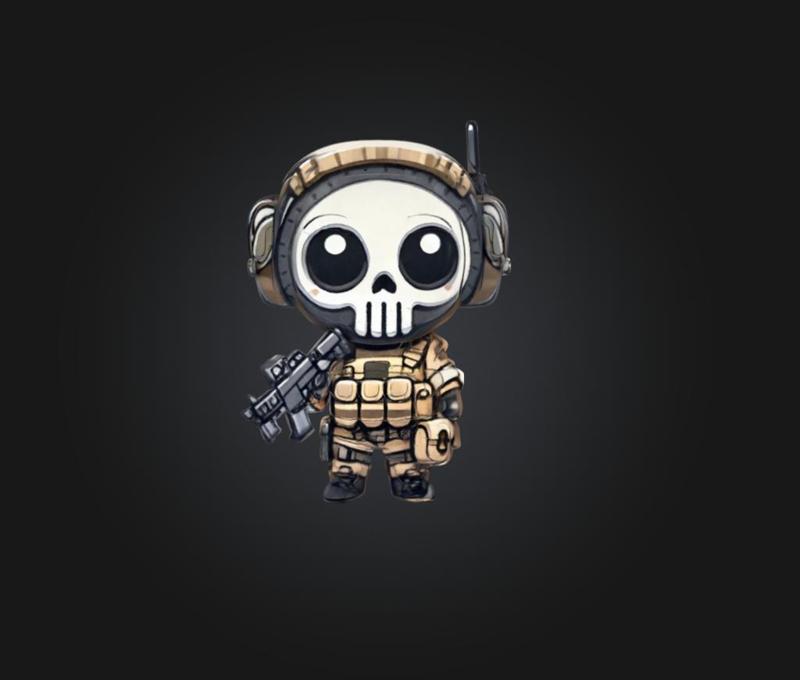 Call of Duty cute Ghost