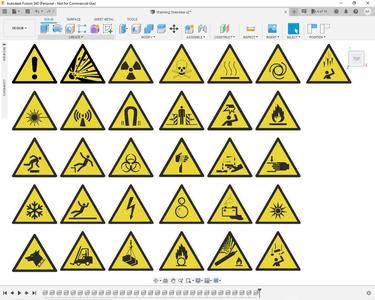 ISO 7010 Warning Symbol Collection - Warning Signs