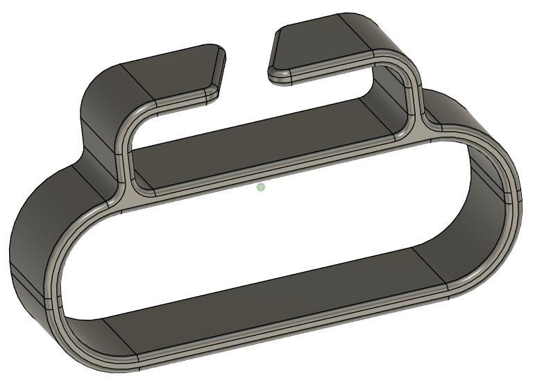 Kabel Organizer für HP Laptop Netzteil / Cable Organizer for HP Laptop Power Supply