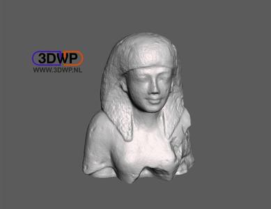 Egyptian Plaster Bust 3D Scan