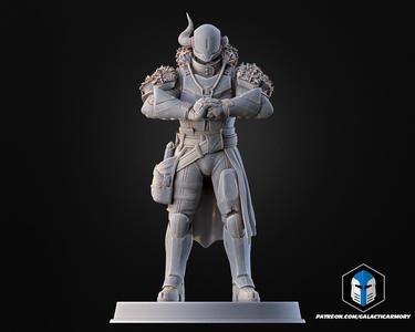 Destiny Lord Shaxx Figurines - Pose 2 - 3D Print Files