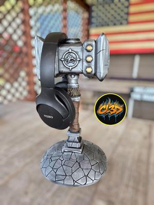 Doomhammer Headphone Hanger and Desk Toy Combo
