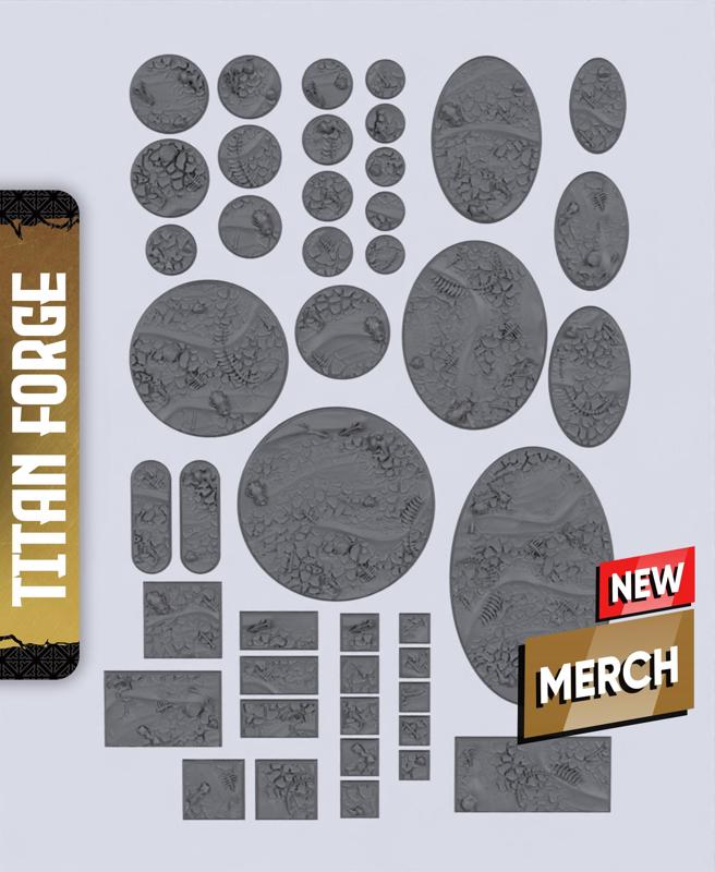 Badlands Bases - With Free Dragon Warhammer - 5e DnD Inspired for RPG and Wargamers