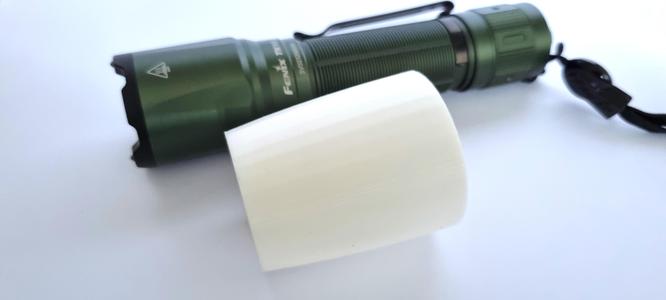 Flashlight Diffuser Tip 34mm
