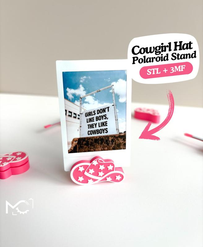 CowgirlHatPolaroidStand