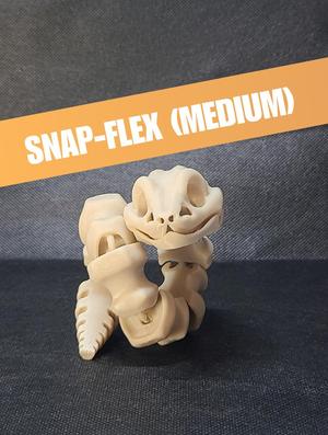 Round-Eyed Bone Snake (Medium Tightness) - Articulated Snap-Flex Fidget